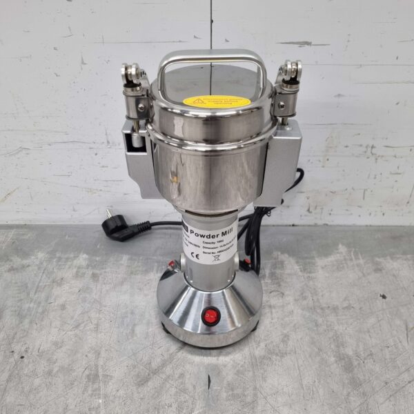 RVS Elektrische kruidmolen kruidenmolen graanmolen specerijenmolen 100 gram 230V Horeca