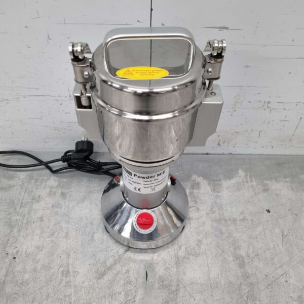 RVS Elektrische kruidmolen kruidenmolen graanmolen specerijenmolen 200 gram 230V Horeca