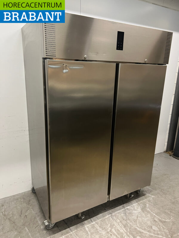 RVS Polaris AD 140 BT Dubbeldeurs 2-deurs Vriezer Vrieskast 1400 liter 230V Horeca - Afbeelding 3