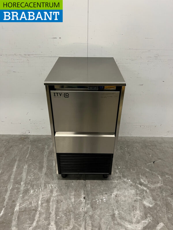RVS ITV Queen Schilferijsmachine Ijsmachine Scherfijsmachine 50 kg p/d 230V Horeca