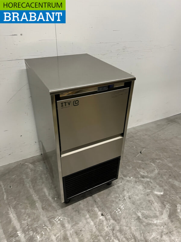 RVS ITV Queen Schilferijsmachine Ijsmachine Scherfijsmachine 50 kg p/d 230V Horeca - Afbeelding 3