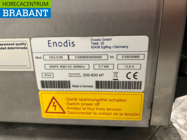 RVS Culion combisteamer steamer oven 6 x 2/3 GN 400V Horeca - Afbeelding 7
