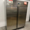 RVS Polar U635 Dubbeldeurs 2-deurs Vriezer Vrieskast 1300 liter 230V Horeca - Afbeelding 2