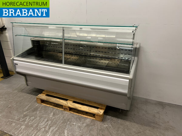 Zoin Koelvitrine Snackvitrine Gekoelde vitrine 200 cm 230V Cafetaria Friettent - Afbeelding 2
