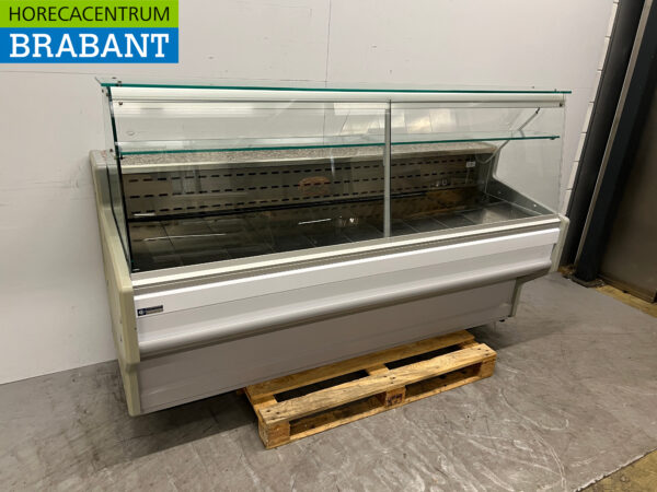 Zoin Koelvitrine Snackvitrine Gekoelde vitrine 200 cm 230V Cafetaria Friettent - Afbeelding 3