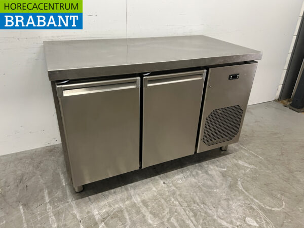 RVS Koelwerkbank 2 deuren 132,5 cm 230V Horeca - Afbeelding 3