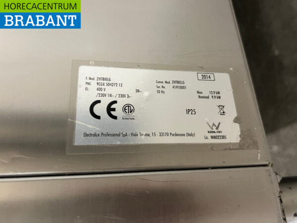 RVS Zanussi ZHT8IELG Vaatwasser doorschuifvaatwasser 400V Horeca - Afbeelding 7
