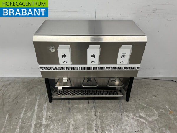 RVS Melkdispenser Silverking Melkkoeler gekoelde melk 230V Horeca