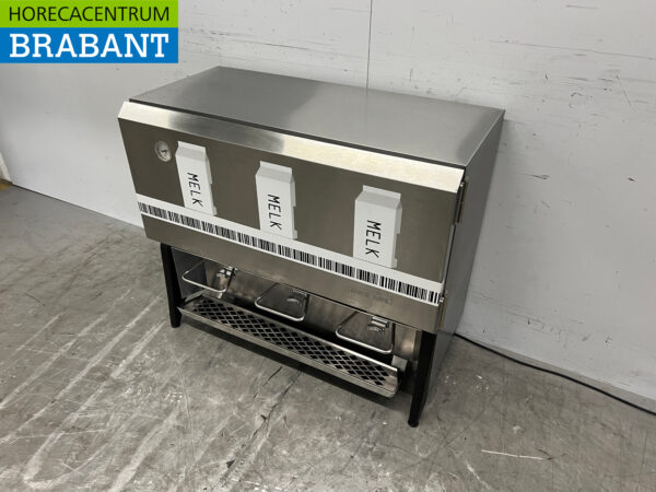 RVS Melkdispenser Silverking Melkkoeler gekoelde melk 230V Horeca - Afbeelding 2