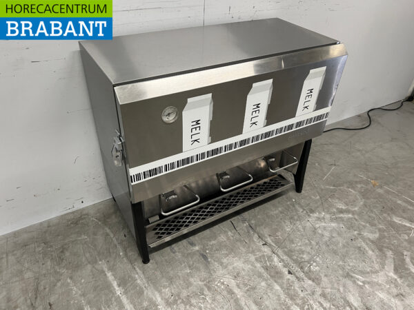 RVS Melkdispenser Silverking Melkkoeler gekoelde melk 230V Horeca - Afbeelding 3