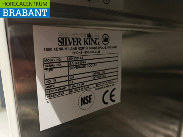 RVS Melkdispenser Silverking Melkkoeler gekoelde melk 230V Horeca - Afbeelding 5