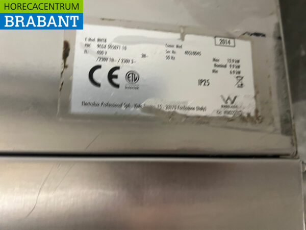 RVS Zanussi NHT8 Doorschuifvaatwasser Vaatwasser 400V Horeca - Afbeelding 7