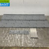 RVS Dubbel wandschap schap 200 x 40 cm Horeca
