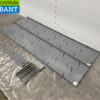 RVS Dubbel wandschap schap 200 x 40 cm Horeca - Afbeelding 2