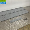 RVS Dubbel wandschap schap 200 x 40 cm Horeca - Afbeelding 3