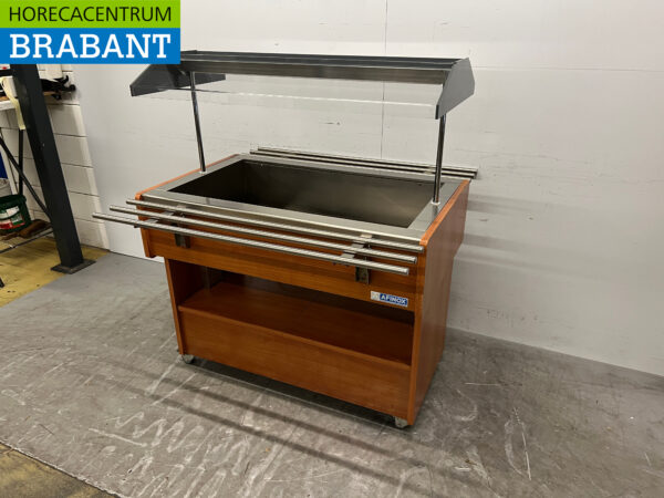 Verrijdbare Afinox Koelbuffet buffet Gekoeld 3 x 1/1 GN 230V Horeca - Afbeelding 2