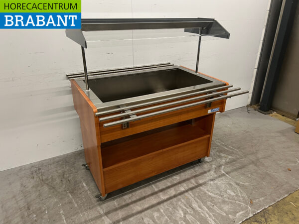 Verrijdbare Afinox Koelbuffet buffet Gekoeld 3 x 1/1 GN 230V Horeca - Afbeelding 3