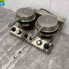 RVS Dubbel Wafelijzer met timer stroopwafel ijshoorn 230V Horeca - Afbeelding 3