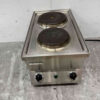 RVS Buderus 2 pits elektrisch fornuis kookplaat 35 cm 400V Horeca