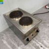 RVS Buderus 2 pits elektrisch fornuis kookplaat 35 cm 400V Horeca - Afbeelding 3
