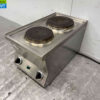 RVS Buderus 2 pits elektrisch fornuis kookplaat 35 cm 400V Horeca - Afbeelding 4