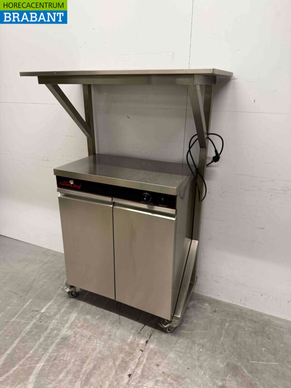 RVS CaterChef Bordenwarmer 120 borden 230V Horeca - Afbeelding 2