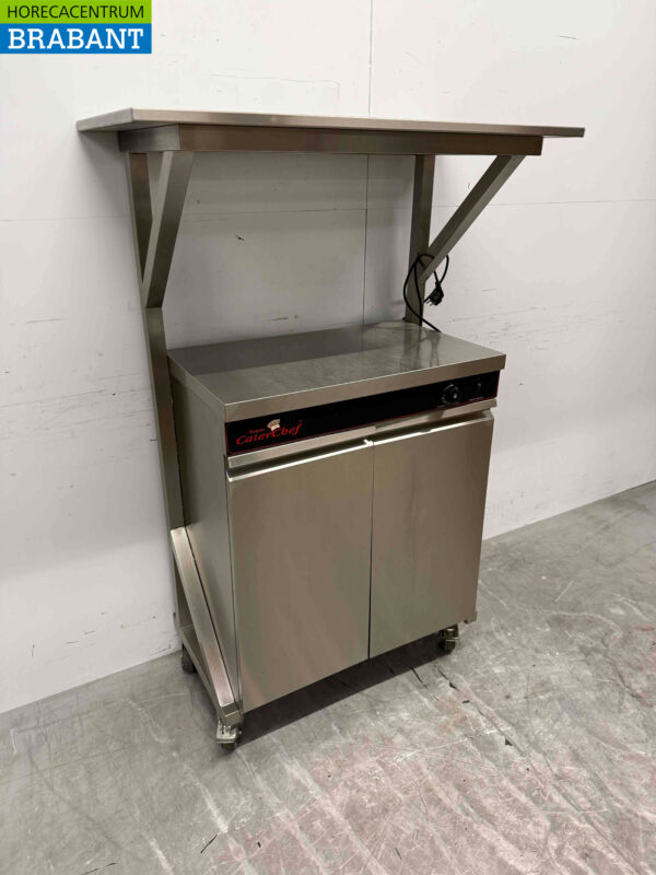 RVS CaterChef Bordenwarmer 120 borden 230V Horeca - Afbeelding 3