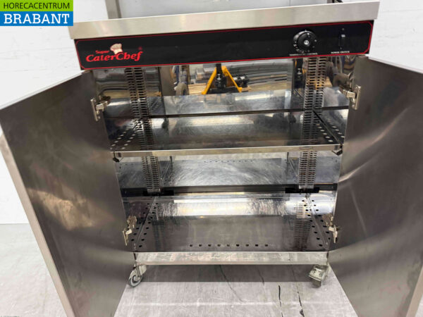 RVS CaterChef Bordenwarmer 120 borden 230V Horeca - Afbeelding 4