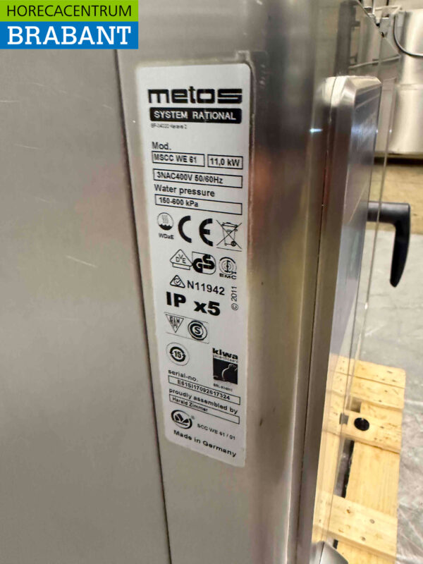 RVS Rational SelfCookingCenter SCC WE 61 Combisteamer Steamer oven 400V Horeca - Afbeelding 6