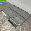 RVS Dubbel wandschap schap 120 x 40 cm Horeca - Afbeelding 2