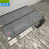 RVS Dubbel wandschap schap 120 x 40 cm Horeca - Afbeelding 3