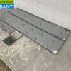 RVS Dubbel wandschap schap 200 x 40 cm Horeca - Afbeelding 2