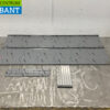 RVS Dubbel wandschap schap 200 x 40 cm Horeca