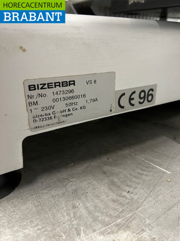 Bizerba VS8 Vleessnijmachine Snijmachine 230V Horeca Slagerij - Afbeelding 4