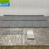 RVS Dubbel wandschap schap 200 x 40 cm Horeca