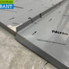 RVS Dubbel wandschap schap 200 x 40 cm Horeca - Afbeelding 4