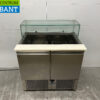 RVS Tecnodom Koelwerkbank Saladette 2 deuren 90,5 cm 230V Horeca