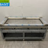 RVS Teppanyaki grill bakplaat grillplaat Premium-line 144 cm GAS Horeca