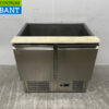 RVS Koelwerkbank Saladette 2 deuren 90 cm 230V Horeca