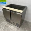 RVS Koelwerkbank Saladette 2 deuren 90 cm 230V Horeca - Afbeelding 2