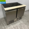 RVS Koelwerkbank Saladette 2 deuren 90 cm 230V Horeca - Afbeelding 3