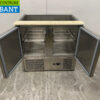 RVS Koelwerkbank Saladette 2 deuren 90 cm 230V Horeca - Afbeelding 5