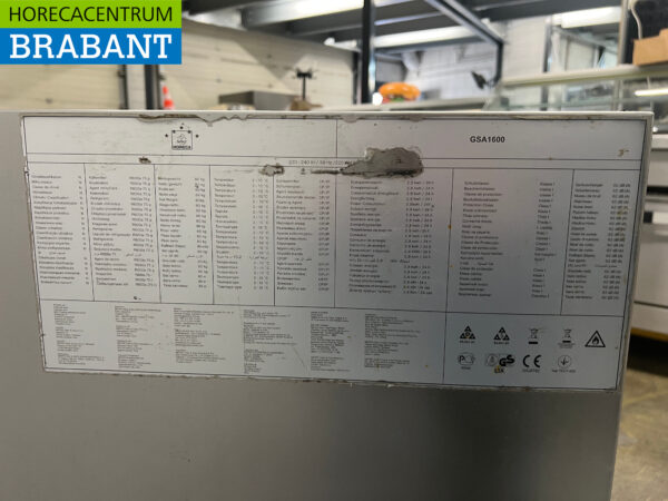 RVS Koelwerkbank Saladette 2 deuren 90 cm 230V Horeca - Afbeelding 6