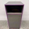 Verrijdbare houten Prullenbak Vuilnisbak 59 cm Horeca - Afbeelding 5