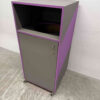 Verrijdbare houten Prullenbak Vuilnisbak 59 cm Horeca - Afbeelding 7