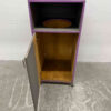 Verrijdbare houten Prullenbak Vuilnisbak 59 cm Horeca - Afbeelding 8