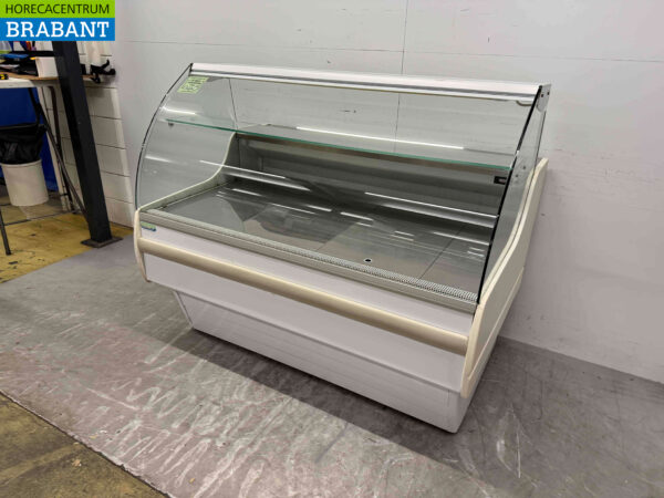 Trimco Koelvitrine Snackvitrine Gekoelde vitrine 146 cm 230V Cafetaria Friettent Horeca - Afbeelding 2