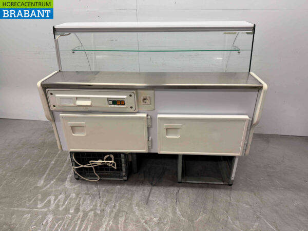 Trimco Koelvitrine Snackvitrine Gekoelde vitrine 146 cm 230V Cafetaria Friettent Horeca - Afbeelding 4