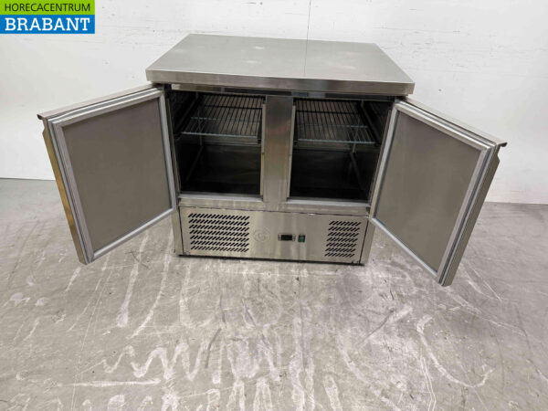 RVS Koelwerkbank 2 deuren 90,5 cm 230V Horeca - Afbeelding 4