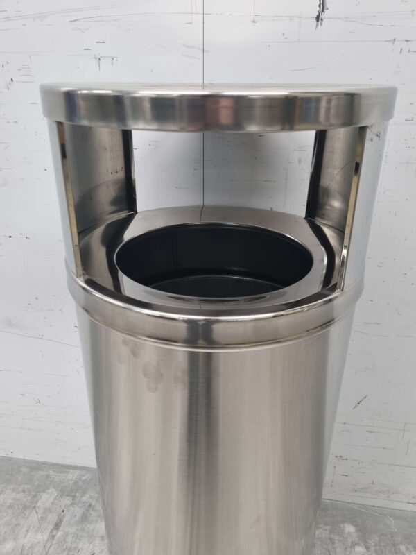 Combisteel RVS Prullenbak afvalbak 54 ltr Horeca - Afbeelding 5